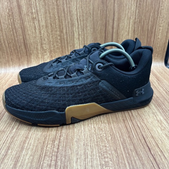 Under Armour TriBase Reign 5 Mens Black Gum Training Shoes 3026021-001 Size 12 main image 4